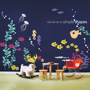 Wandtattoo Kids Under the Sea Wall Decal Kollektion Kinderzimmer Wandtattoos