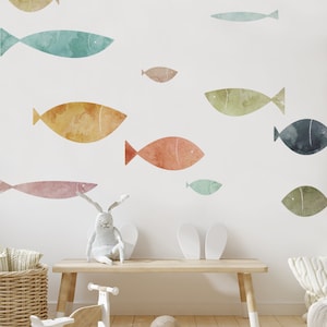 School of Fish Wall Sticker, Summer Sands Peel and Stick image 2