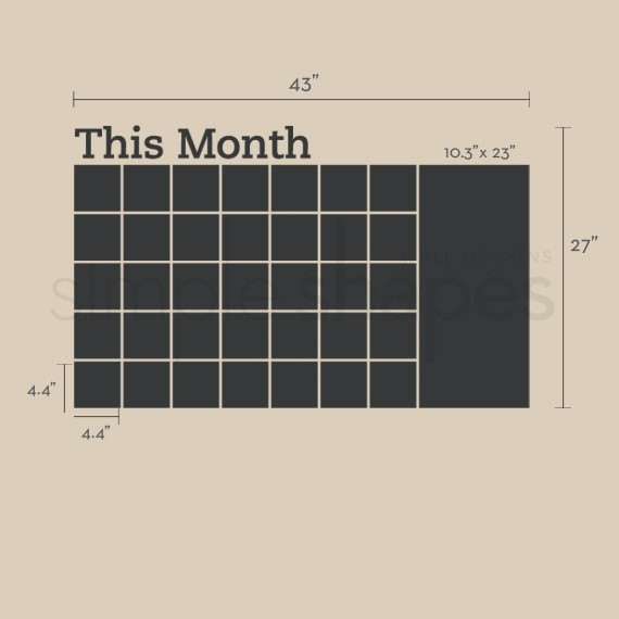 Chalkboard calendars deals