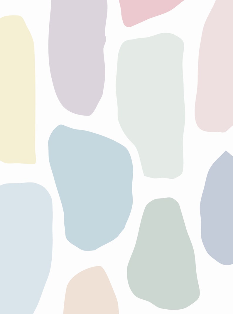 Confetti Time Pastel Peel and Stick Wall Stickers Kids - Etsy