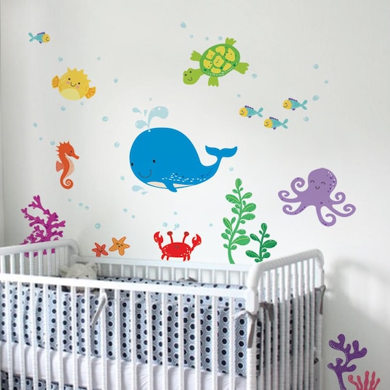 Under the Sea Nursery Decal: Ocean Friends Wall Stickers
