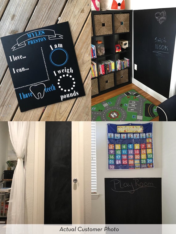 Household Chalkboard Sticker Daily Use Wall Sticker Self-adhesive Schedule  Board