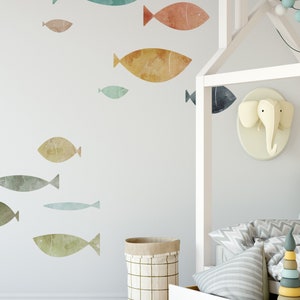 School of Fish Wall Sticker, Summer Sands Peel and Stick image 6