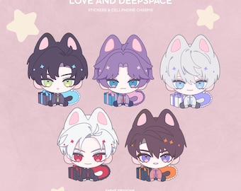 Précommande - Pendentifs pour téléphone Love and Deepspace Kitty