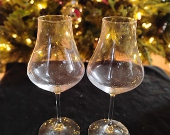 Pair of Schott Zwiesel Crystal Wine Glasses 8.5" Tall
