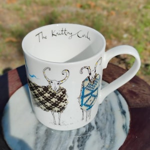 The Knitting Circle Sheep Fine Bone China Mug 3.5"