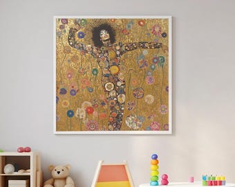 Michael Jackson Concert Wall Art, Pop Art Print, Gold Aesthetic Decor, Music Icon Poster, Unique Gift for Fans, Celebrity Wall Art