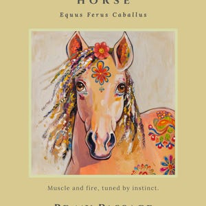 HORSE Be My Passage | Spirit Animal Poster, Equestrian Wall Art, Nature Wildlife Print, Printable Digital Download, Meaningful Gift