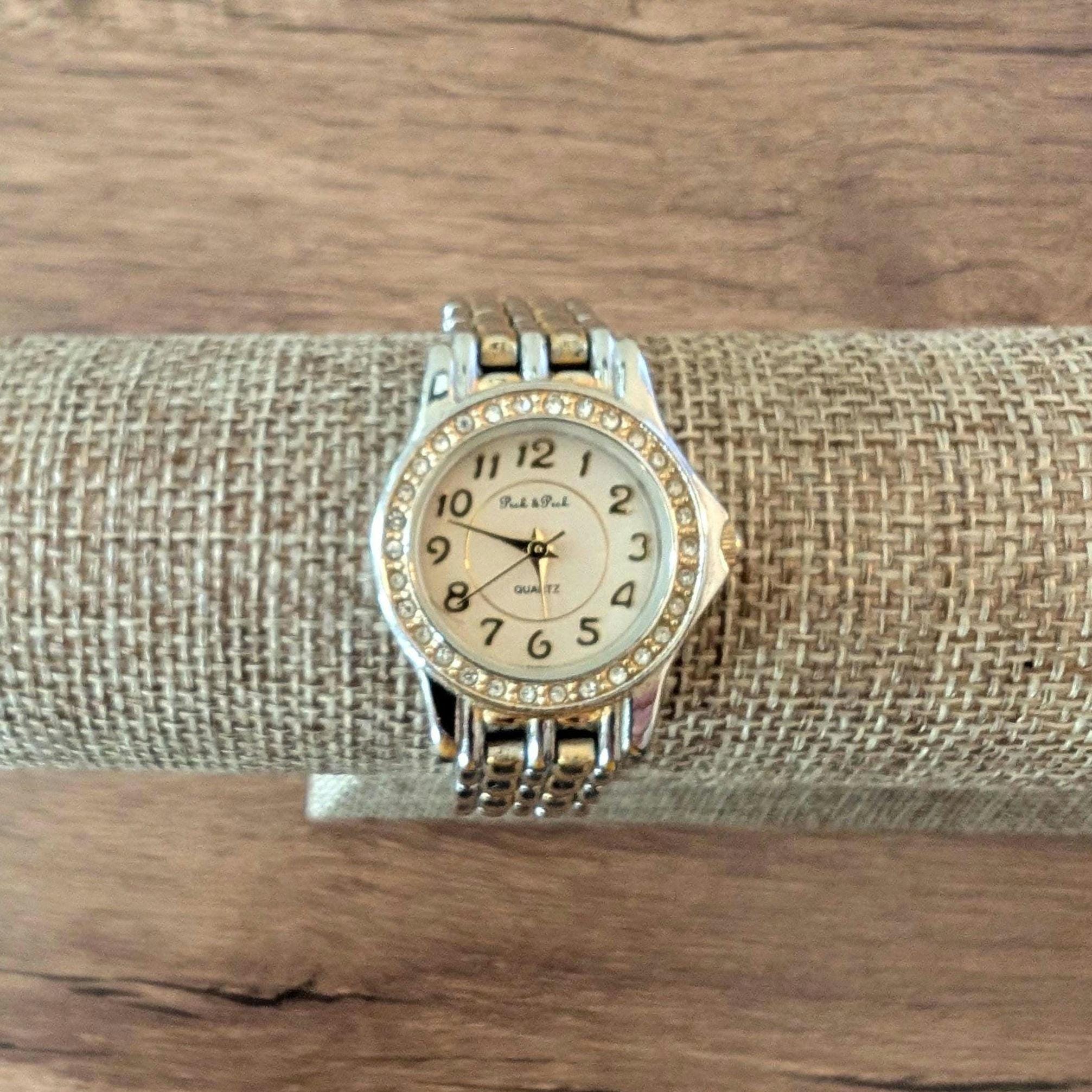 Vintage Peck & Peck Ladies Gold & Silver Tone Watch & Bracelet Set PCP4249 Peck and Peck Watch - Etsy main image 3