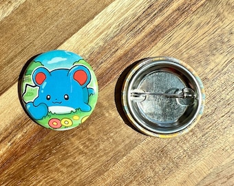 Pokemon Pins, 1.25 inch, Choose Your Own, Authentic Cards