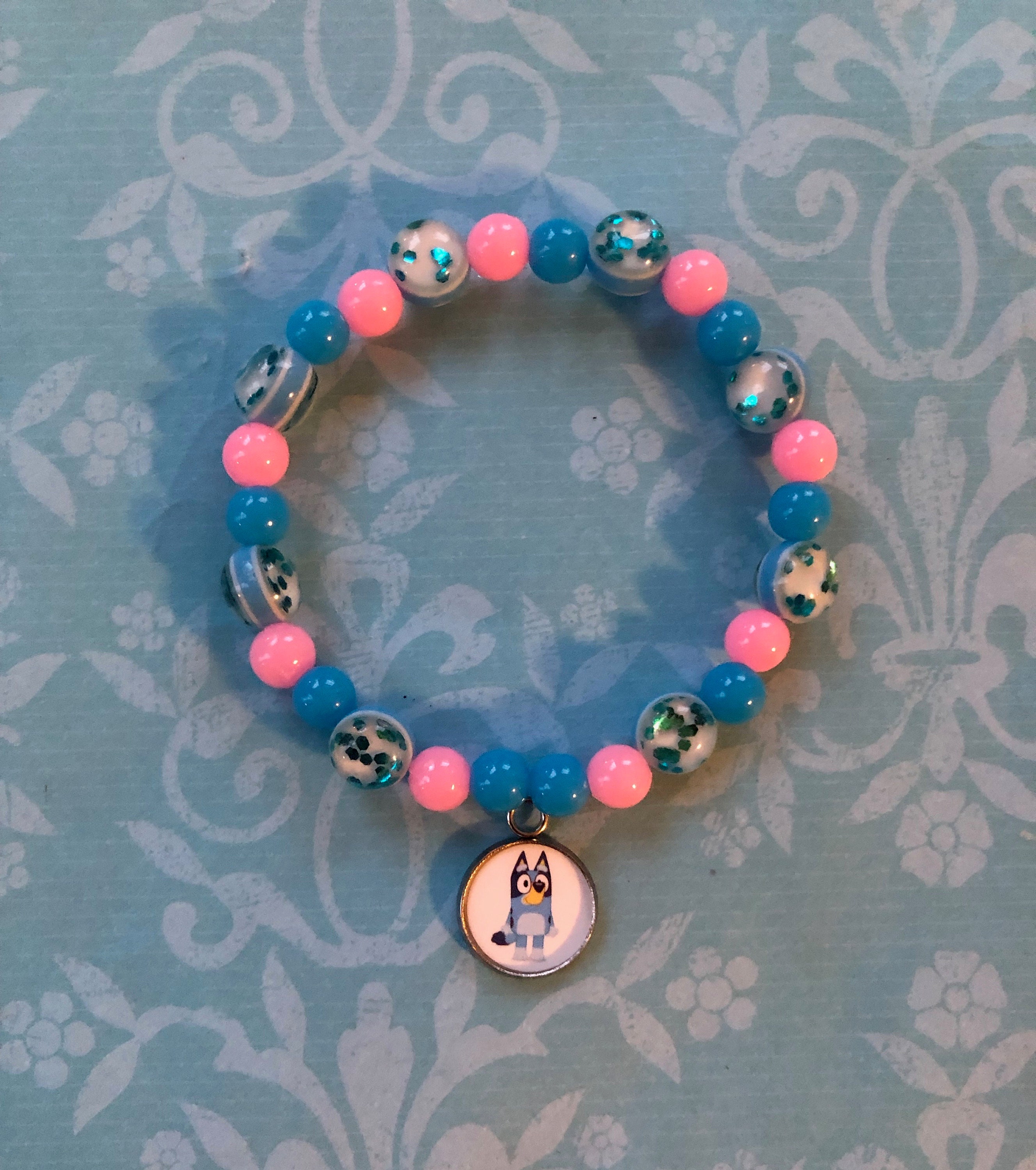 Bluey Stretch Bracelet Etsy