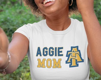 Aggie Mom T-Shirt | N.C. A&T HBCU Pride Tee