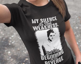 Gothic Romance TV Tee, My Silence Revenge Graphic