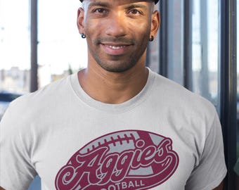 Aggies Football Dad T-Shirt | Game Day Supporter Tee