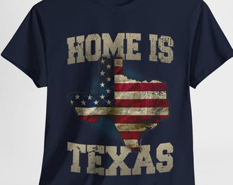Texas Pride Graphic Tee - Home State Cotton T-Shirt