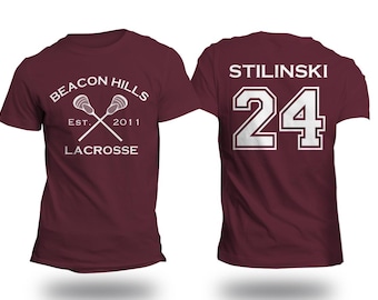 Stilinski 24 T-Shirt, Teen Wolf Inspired, Beacon Hills Lacrosse