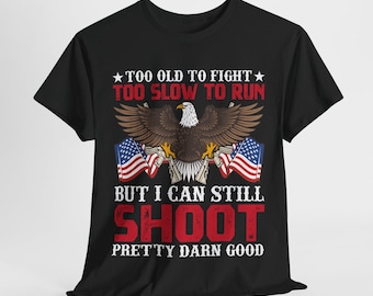 Funny Patriotic T-Shirt | Bald Eagle 2A Veteran Gift