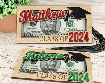 Personalized Graduation Gifts, Graduation Money Gift Holder, Congratulations Grad Gift,  Unique Grad Gifts For Students, Class of 2024, MH12
