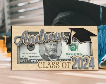 Personalized Graduation Gifts, Graduation Money Gift Holder, Congratulations Grad Gift,  Unique Grad Gifts For Students, Class of 2024, MH12