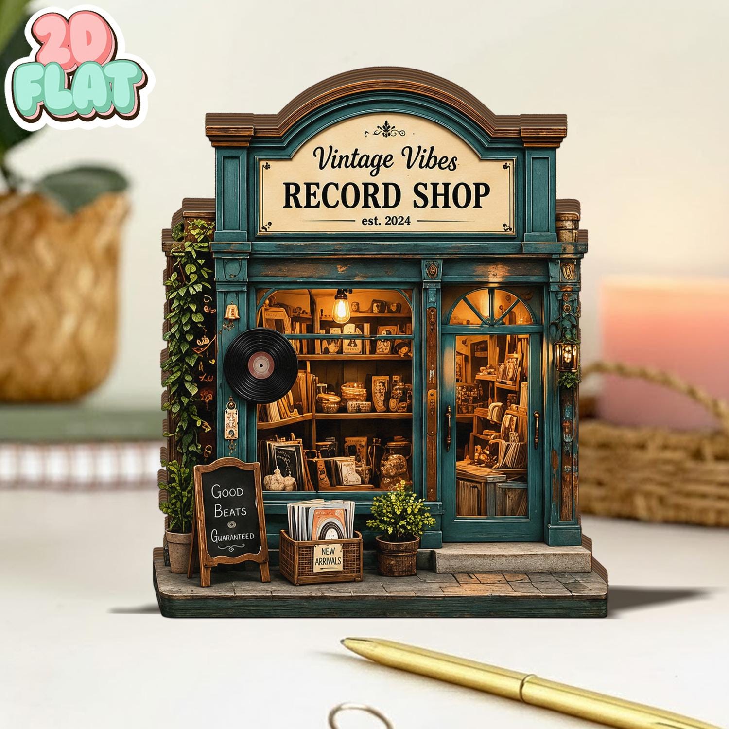 Vintage record case - Etsy 日本