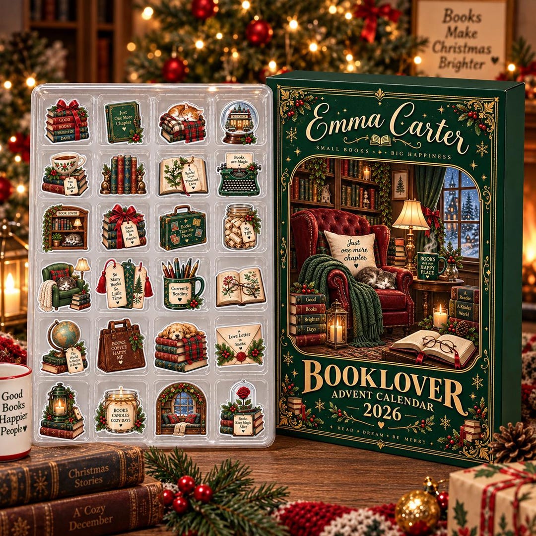 Ml Inference Book Lover Blind Box Advent Calendar, 2026 Bookish Advent Calendar ...