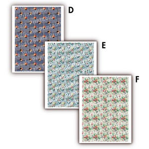 Set van 3 poppenhuis schaal 1/12 vintage stijl linoleumvloeren Afdrukbare downloads