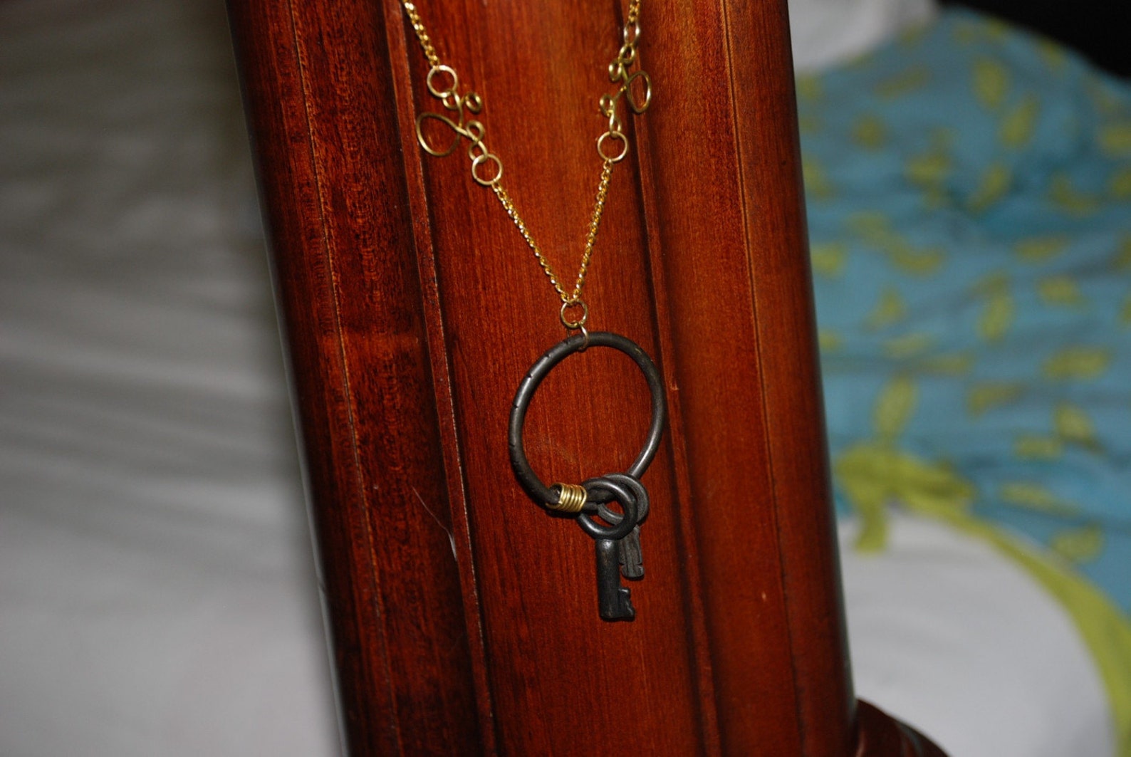 Janitor Ring Skeleton Key Necklace Great Holiday Gift Etsy