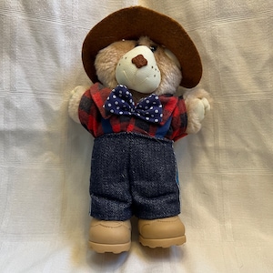 Furskins &quot;Farrell&quot; Bear 1986 Wendy’s Xavier Roberts Retro Mini Plush Bear