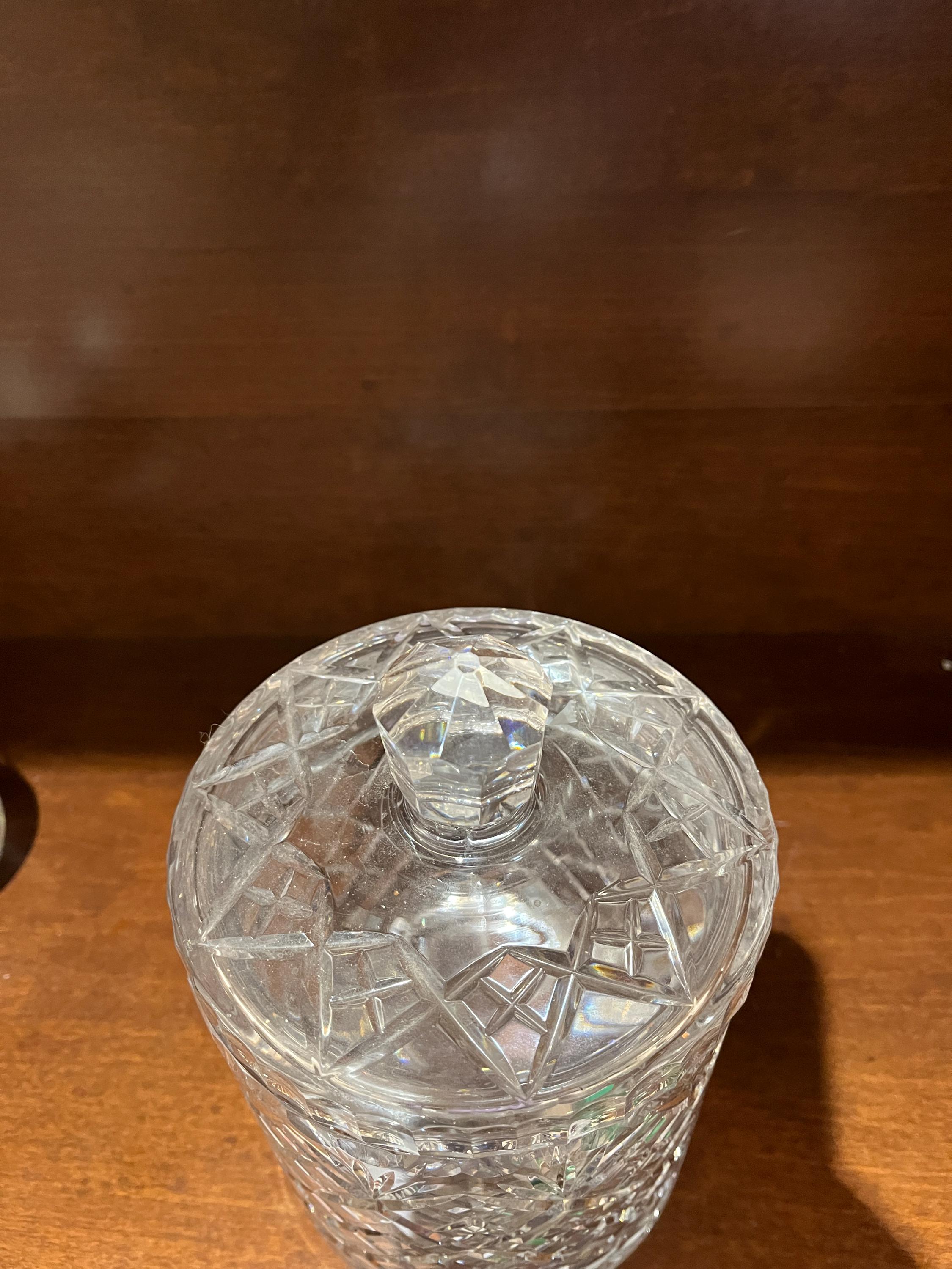 ボヘミアカットクリスタルキャニスター（蓋付き） - Etsy 日本