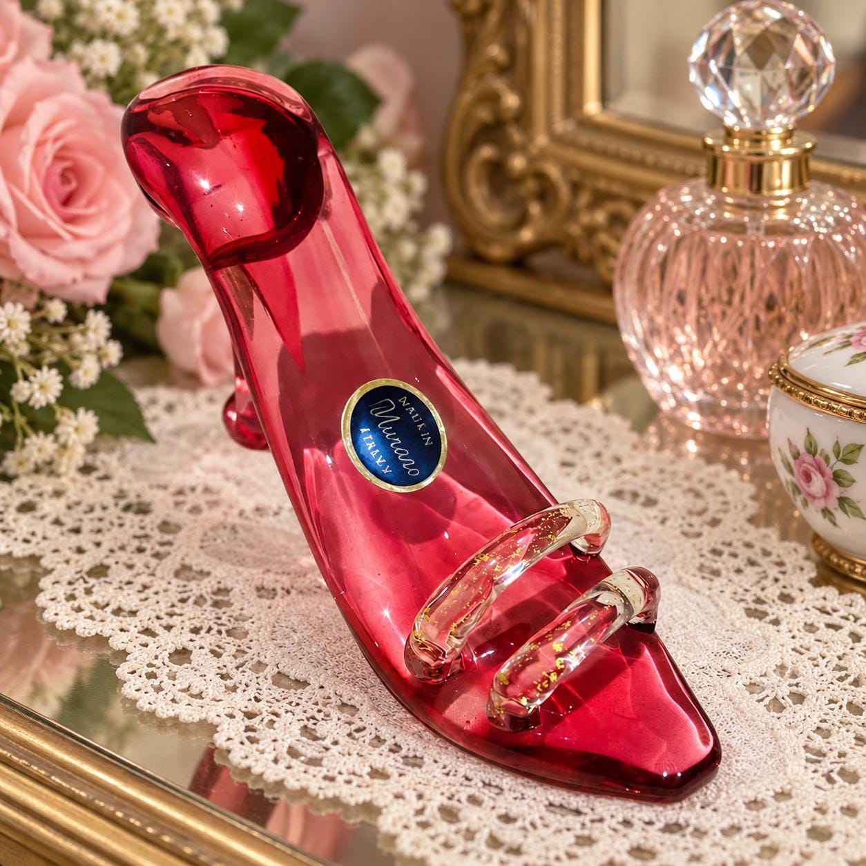 Murano glass shoe - Etsy 日本