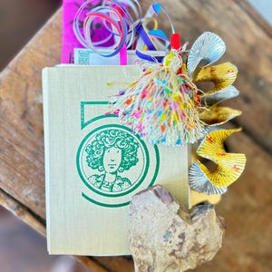 RESERVED/Repurposed/ Junk Journal/Art Journal/Smashbook/Scrapbook/ Fun 50th birthday gift/“Forever Fifty”/Crafty friend