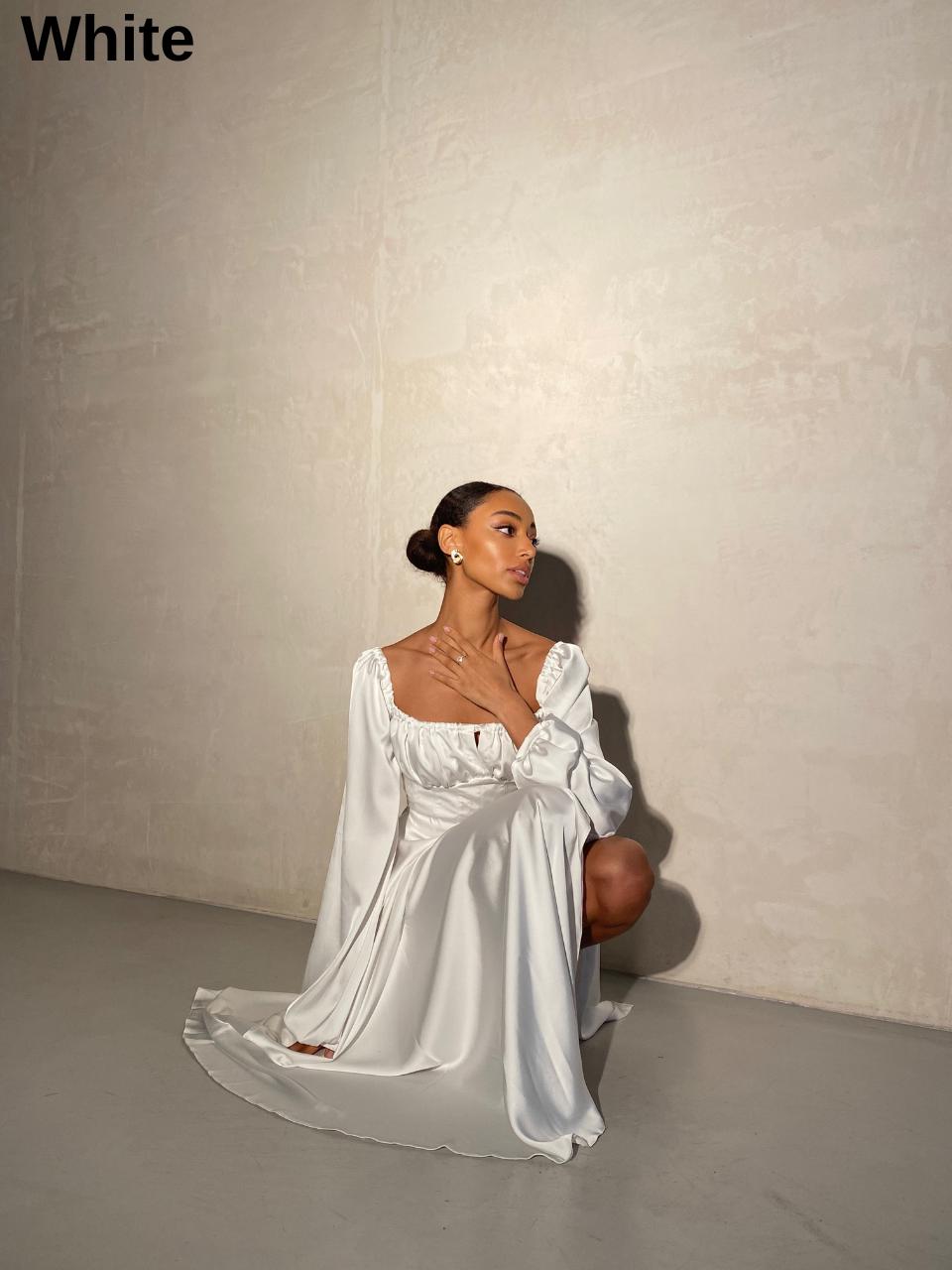 satin corset dress long sleeve long sleeve satin corset dress Thats So Fetch | Aderyn Satin Corset Maxi  Dress