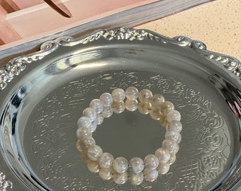 Ethereal Gray Moonstone Bracelet