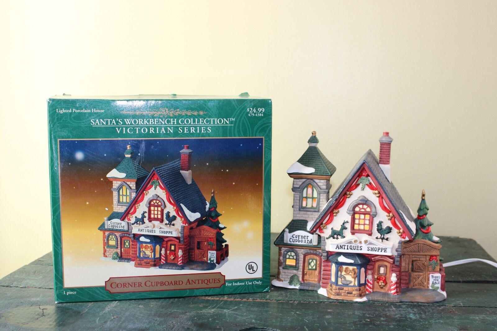 ミニチュアハウス 「Santa's Workbench： CORNER CUPBOARD ANTIQUES」 Santa\u0027s Workbench Christmas Villages \u0026 Houses 1991-Now for sale | eBay