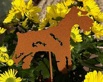 Schnauzer Garden Marker, Pet Memorial, Plant Stake, Dog Memorial Gift, Dog Lover Gift