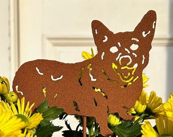 Corgi Plant Marker, Dog Loss Gift, Pet Memorial