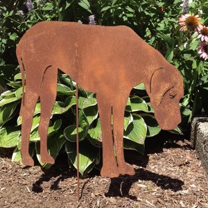 Great Dane, Metal Garden Art, Metal Wall Art, Dog Memorial, Garden Ornament, Lawn Ornament, Outdoor Garden Decor