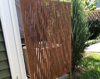 Privacy Screen, Outdoor Privacy, Outdoor Metal Wall Art, Panel, Gazebo, Custom Metal Art, Large Metal Wall Sculpture, Fence Decor, Trellis