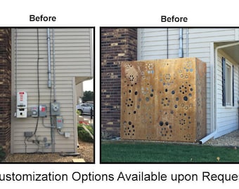 Privacy Screen, large Metal Wall Art, Garden Decor, Outdoor, Metal Garden Yard Art, Panel, Hanging Screen, Metal Trellis, Deck, Wall decor