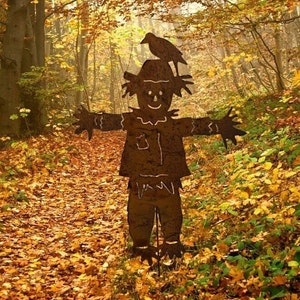 Metal Scarecrow, Fall Decor Outdoor, Outdoor Fall Decorations, Outdoor Halloween Decorations, Halloween Decor
