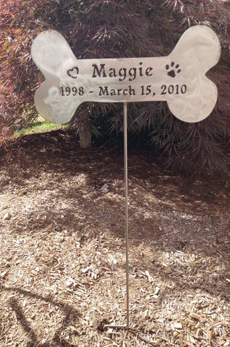 Dog Bone Welcome Sign Metal Wall Art Dog Pet Memorial Pet | Etsy