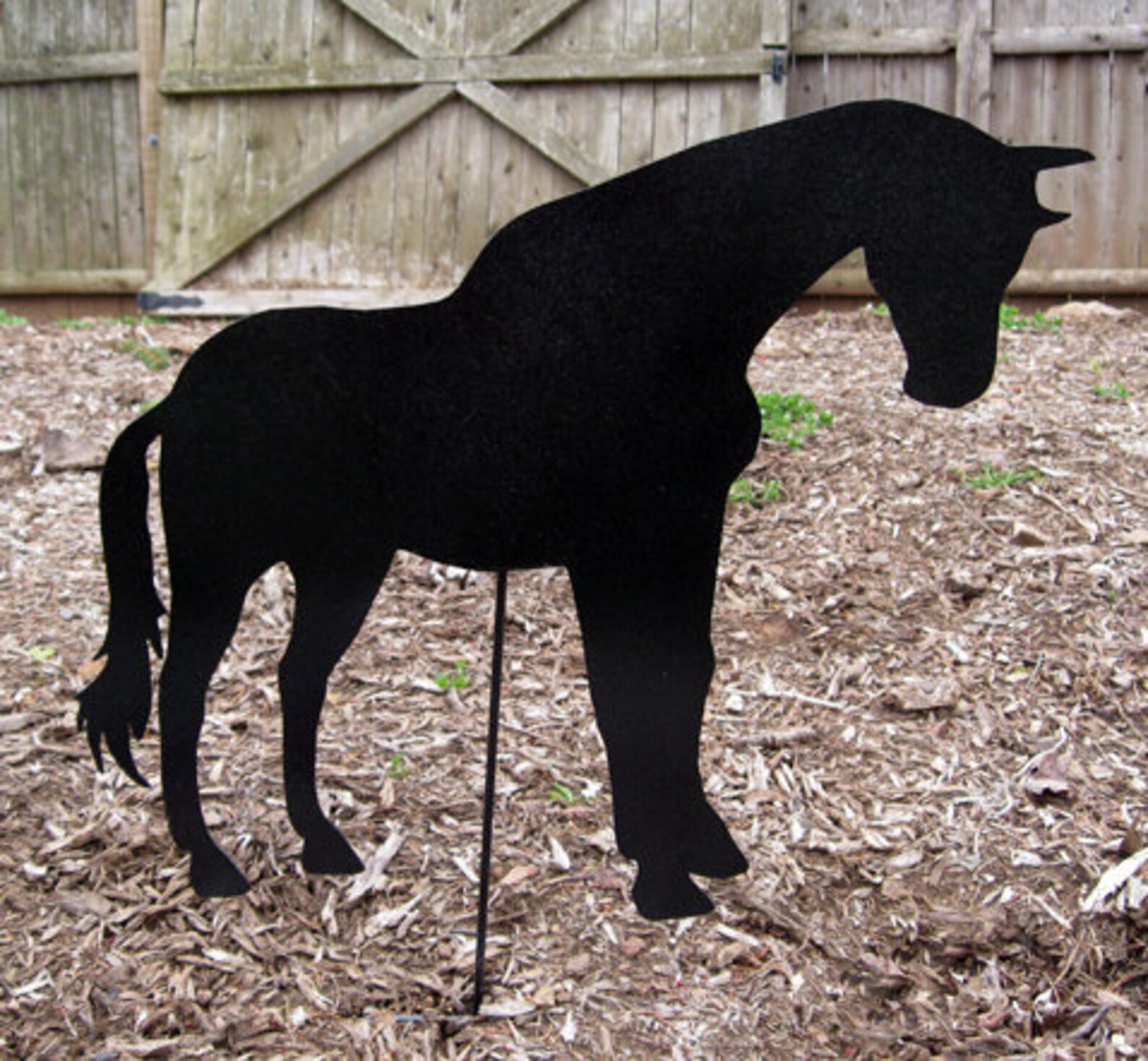 Horse Garden Stake Art Decoration Yard Lawn Ornament Etsy