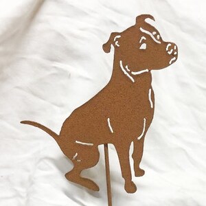 Pit Bull Plant Markers, Bull Terrier, Staffordshire, Dog Keepsake Memorial Garden Stake, Plant Markers, Dog lover gift