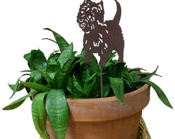 West Highland Terrier Plant Stake, Pet Loss Gift,  Dog Memorial Walker Veterinarian Gift