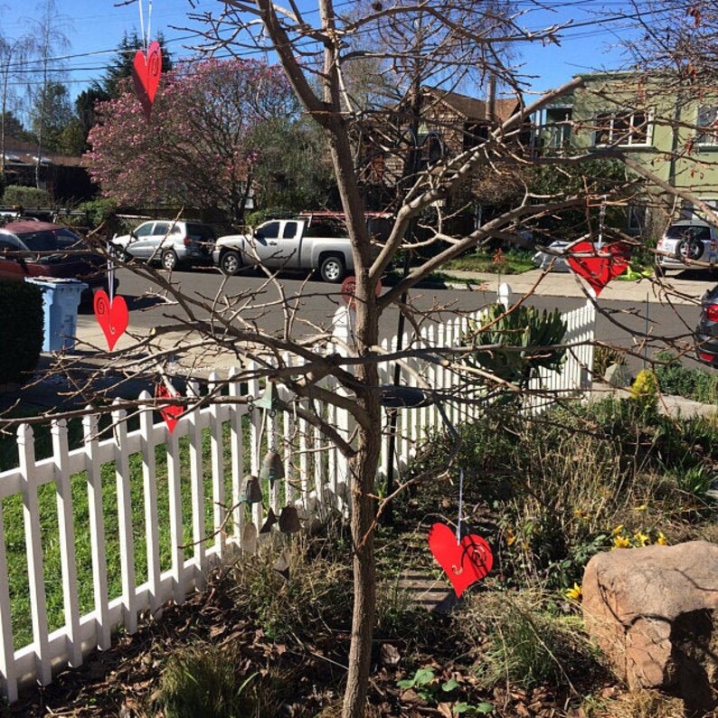 Hanging Heart ornaments