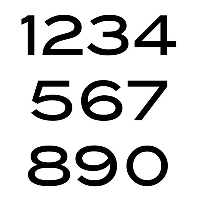 Set of 2 / House Numbers or Wall Letters 2 up to 8 Address Numbers, Mailbox Numbers, Address Plaque, Wedding Table Number, Metal Letters 画像 9