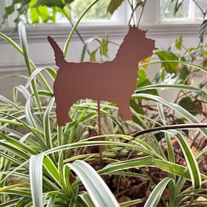 Cairn Terrier tuinmarkering, cadeau huisdierverlies, gedenkteken