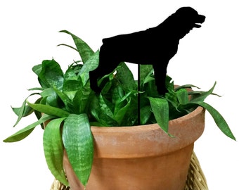 Rottweiler Garden Markers, Plant Stake, Pet Loss Dog Gift