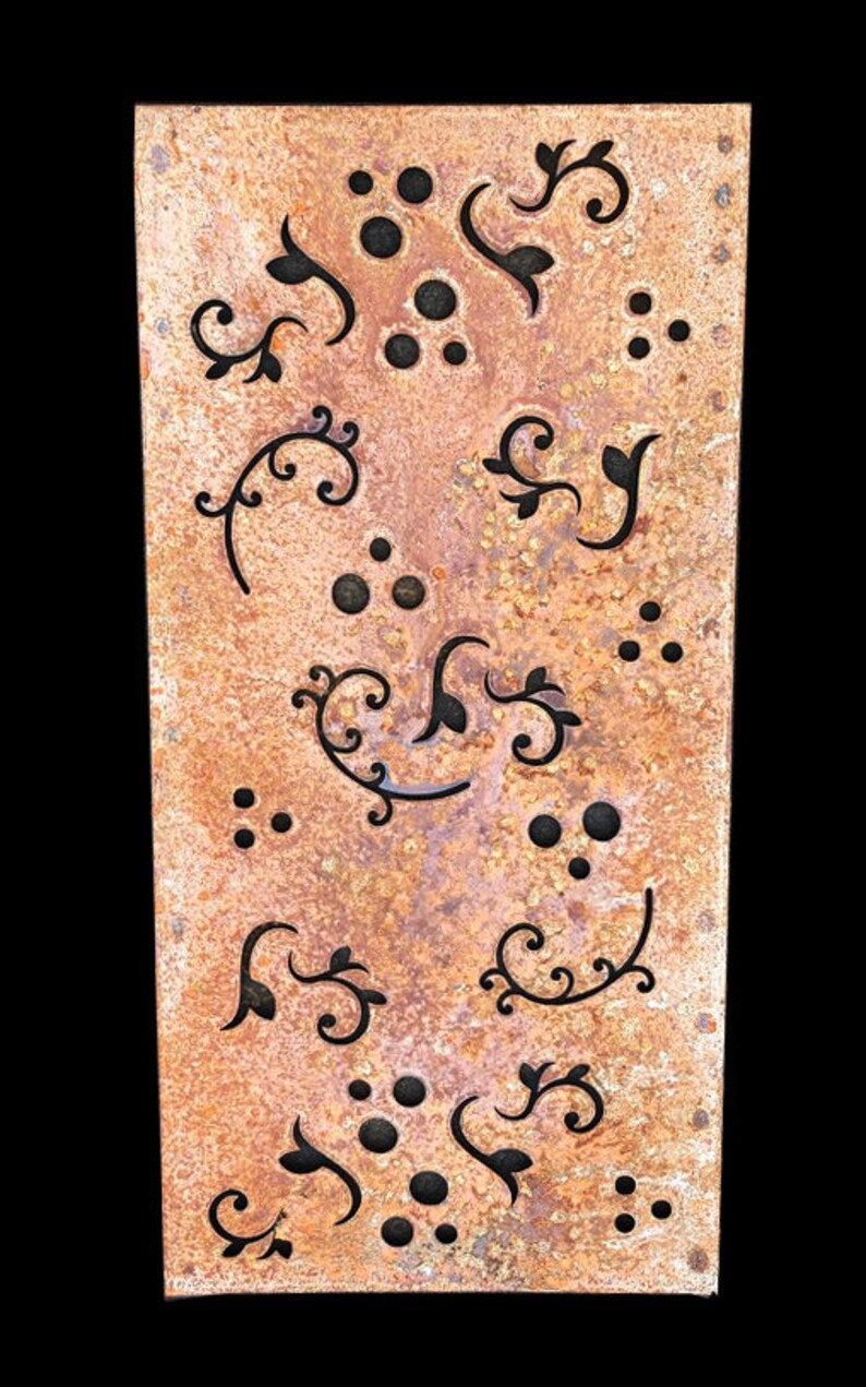 Large Metal Wall Art Privacy Screen Panel Extra Large | Etsy
