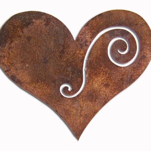 Rusty Heart Ornament